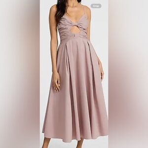 Elegant Mauve Sleeveless Dress